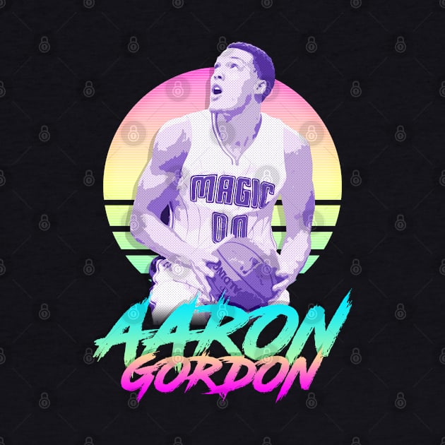 Aaron Gordon Retro Futuristic Aesthetic by StupidHead